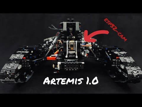 LEGO THECHNIC RC tank using esp32-cam
