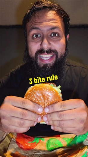 Exploring the 3 Bite Rule with Burger King's Whopper