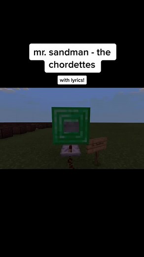 Minecraft Noteblock Tutorial: Mr. Sandman by The Chordettes