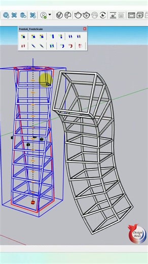 #sketchuppro tips tutorial! 😃😃 (Best Scaling #plugin Fredo6- FredoScale in #sketchup make #elegant style #furniture) 🙂🙂 | Sahana Aktar