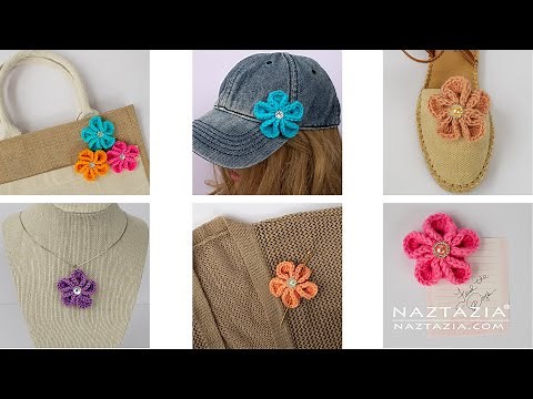 IDEAS for CROCHET FLOWERS and KNITTED FLOWERS - Make them and DO THIS with them