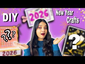 DIY 3 New Year Craft ideas you must try 😱💝 New Year 2026 calendar and cards 😍