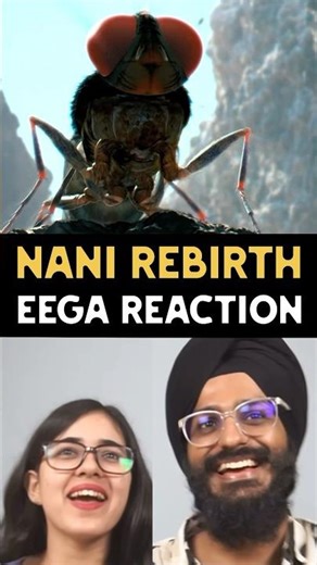 He reincarnated as a fly!! 😳🤯 #ssrajamouli #reaction #eega