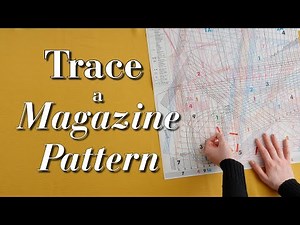Trace a Magazine Pattern