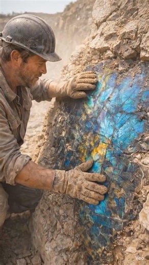 Big Labradorite Slab – Natural Flashy Labradorite Display Stone