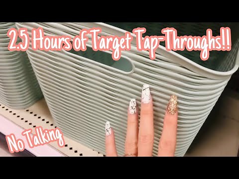 🎯 ASMR * Tapping through TARGET!!! * 2.5 Hr Compilation * Tapping & Scratching