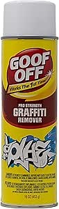 Goof Off FG673 Graffiti Remover Aerosol Can, 16 oz