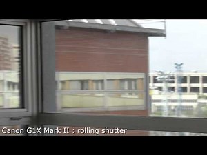 Canon G1X Mark 2 rolling shutter