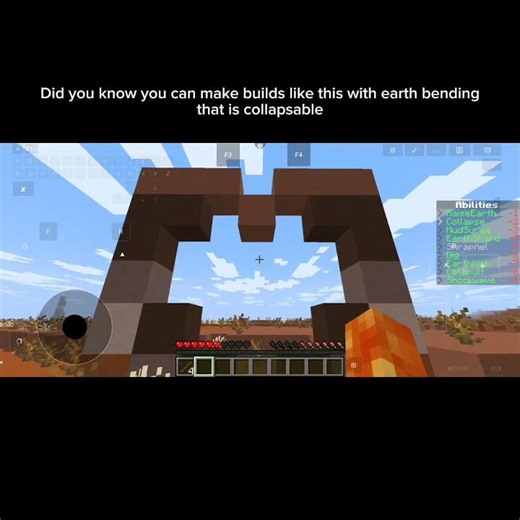 Fun things to do with bending in #elementrixmc #minecraft