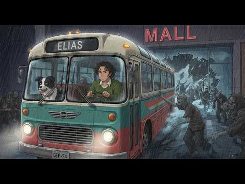 Cozy Bus Life in a Zombie Apocalypse 🚌💀 With My Dog