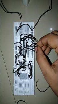 Level encoder using components IC's numbers 74148 & 7404 & seven Segment driver 7447 with display