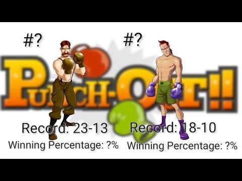 Ranking every PunchOut Wii character based off of their winning percentages!