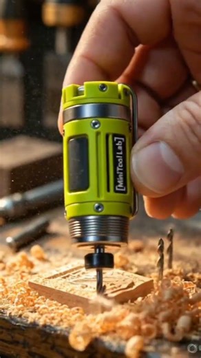 Mini Rotary Tool Carving Wood 🪵 Tiny Tool Big Precision