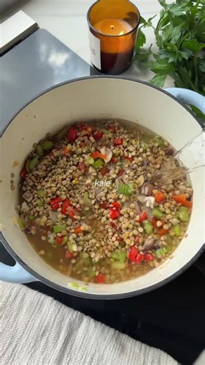 Vegan Lentil Soup Perfect for Anemia/Low Iron 🫘🥘🌶️ #healthyrecipes #vegan #lentilsoup #highfiber