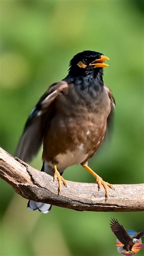 Beautiful Common Myna Calling | Nature Sound Video | Real Wildlife Birds