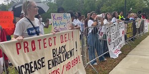 Florida college students continue protesting bill to eliminate state funding for DEI programs