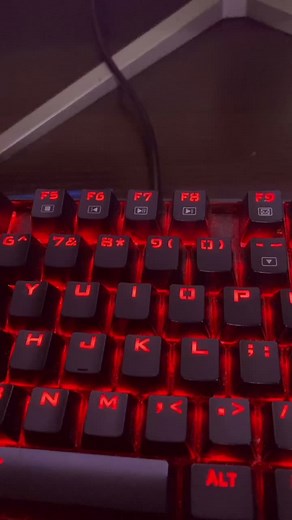 Mechanical Keyboard RGB Lighting Showcase