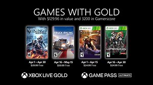 Xbox Live Games With Gold for April 2021 Announced