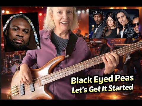 Black Eyed Peas Bass -- Let's Get it Started - Bass Cover and Practice