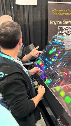 Transparent DJ panel #tech #fyp #dj #expo