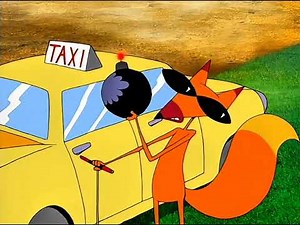 COURAGE the COWARDLY DOG: Cajun Fox bomb head