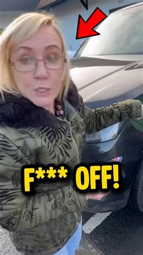 Karen Freaks Out over Scratch on Her Car 😭