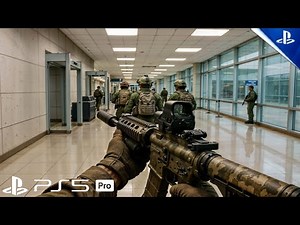 THE DEADLIEST AIRPORT ATTACK IN RUSSIA | PS5 PRO ULTRA Realistic Graphic [4K 60FPS HDR] Call Of Duty