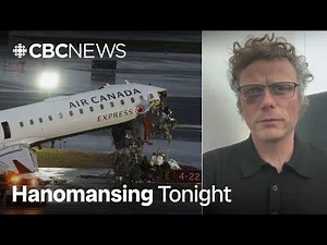 Air Canada passenger recalls moment of impact, evacuation at LaGuardia airport | Hanomansing Tonight