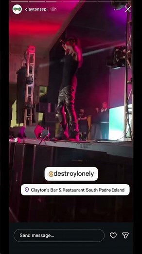 Destroy Lonely - SYRUP SIPPIN Live At South Padre￼ Island Texas ￼#destroylonely #opium #kencarson ￼