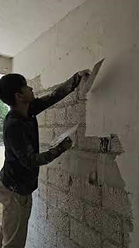 sellado y aplicación de estuco #construction #obra #homedecor #estuco #estuco