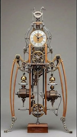 This Clock Moves Like a Robot Spider!