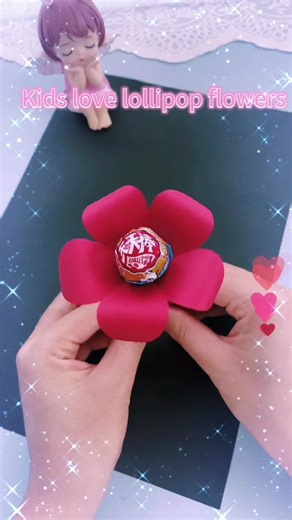 Handmade Flower Origami Tutorial with Sweet Treats