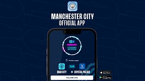 How to follow City v Crystal Palace on our official app