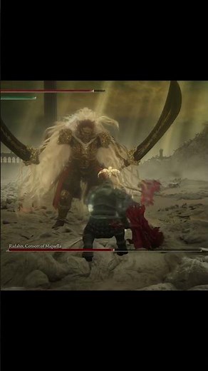 Promised Consort Radahn - Full Fight #eldenring #noobplayseldenring #gamingshorts