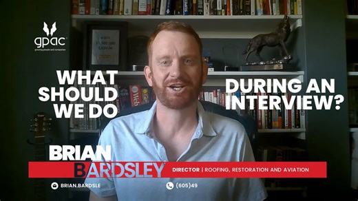 The interview isn’t just about answering questions — it’s about how you handle the entire conversation.⁠ ⁠ In Part 2 of our interview preparation series, Brian Bardsley shares why it’s important to stay professional, actively listen, hold off on salary discussions, and ask about the next steps before you leave.⁠ ⁠ Small moves make a big impact. Connect with Brian:⁠ ⁠ 📧 brian.bardsley@gogpac.com⁠ 📞 605-496-9237⁠ ⁠ Or visit us at gogpac.com⁠ ⁠ #InterviewTips #CareerGrowth #gpacInsights #JobSearc