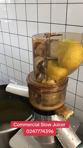 Commercial Slow Juicer. Electric powered. Comes with 2 full stainless steel sieves, stainless steel shaft or crusher. 1200watts #slowjuicer #commercialjuicer #commercialslowjuicer #powerfuljuicer #heavydutyjuicer #bestjuicer