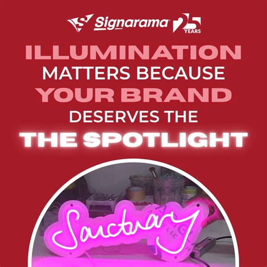 🌃 When the sun goes down, does the visibility of your business disappear too 🤔? For businesses that want visibility 24/7/365, there is simply nothing that can compete with the power of illuminated signage. Here’s why it makes a difference: 👀 High visibility means that your brand is seen day & night, 24/7/365. 💰 Return on investment means that your signage never stops working for you. 🕔 Long-lasting and with proper care, illuminated signs can last up to 5 years. 🎨 Flexibility with endless d