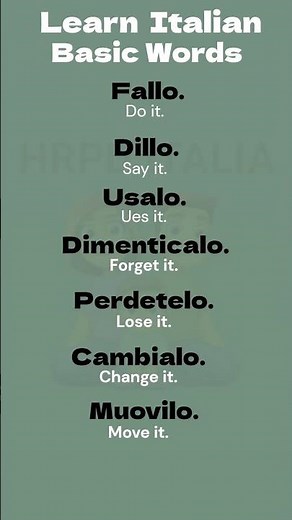 Easy way to learn Italian Language | Italian lesson For beginners | How to pronounce italian words