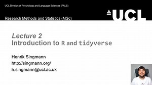 MSc Statistics, Lecture 2: Introduction