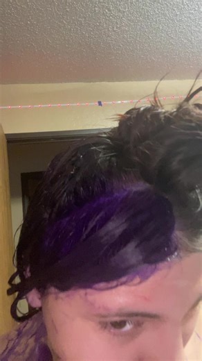 Doing this for Kenna and I know Kennas proud of me for this dye my hair, her favorite color LLM❤️‍🩹🪽
