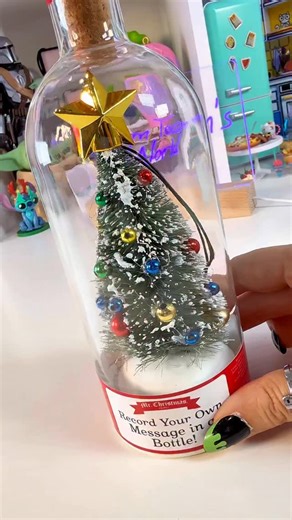 Mr. Christmas Message in a Bottle! #christmas #asmr #gifted | Dream Team’s World