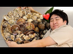 I made a【dream dish】using a large amount of delicious shellfish.