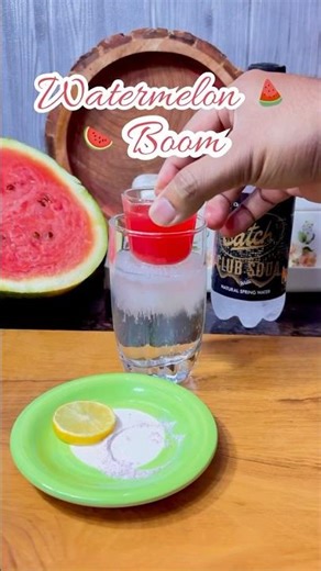 DIY Watermelon Boom! 🍉💥 #Shorts #mocktailsandcocktails