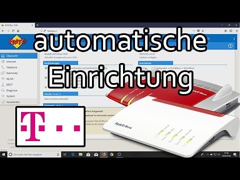 Fritzbox on the Telekom connection - The automatic setup