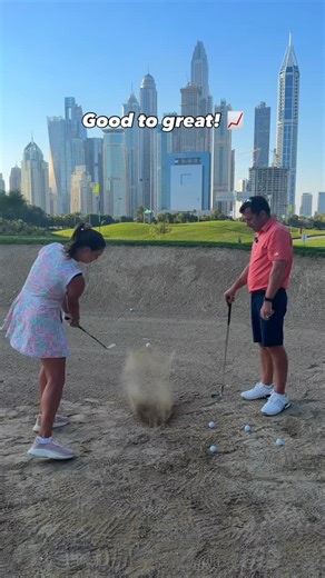 Daniel Grieve on Instagram: "( ACCURACY 🎯 ) Bunker Play The #release3 bunker shot is one of the most fun shots to play. It produces a higher ball flight with incredible spin, allowing you to stop the ball dead on the green and access tight pins. To play this shot well, there are a few key basics we need to nail down… . SET-UP AND SWING To play the perfect shot, we improved the following: 1️⃣ Set-up wider and square to the target 2️⃣ Place 70% of your weight on the lead side 3️⃣ Rotate fully thr