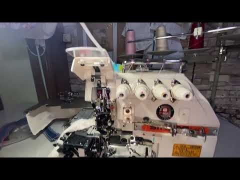 How to thread a Siruba 5 thread overlock sewing machine