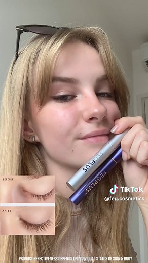 Enhance Lashes with FEG Eyelash Serum for Longer, Thicker Results