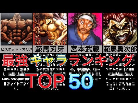 【バキ】キャラクター強さランキングTOP50