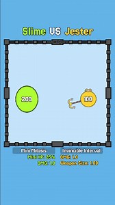 Slime 🦠 VS 🎭 Jester #fantasy #medieval #satisfying #simulation #physics #battle | Medieval Spheres