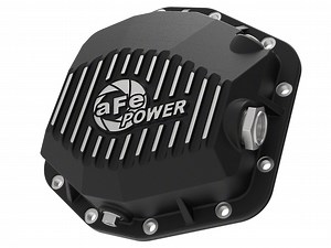 AFE Jeep Wrangler Pro Series Rear Differential Cover with Machined Fins; Black; Dana M220 46-71000B (18-26 Jeep Wrangler JL) - Free Shipping